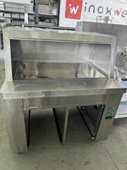 INOXWEB 2027-ΜΠΕΝ ΜΑΡΙ ΕΠΙΔΑΠΕΔΙΟ IΝΟΧ ΓΙΑ 3 GN 1/1 112X83X127 W.0030.30.07