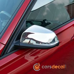 BMW F20 F21 F22 F23 Νίκελ Διακοσμητικά Καπάκια Καθρεφτών-thumb-2