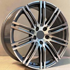 Porsche Style 1222 10x21 5x112 ET19 Gun Metal Face Machined