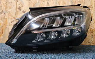 MERCEDES C CLASS (C205/A205) COUPE/CABRIO/SEDAN 2014-2021 ΦΑΝΑΡΙ ΕΜΠΡΟΣ ΑΡΙΣΤΕΡΟ ΓΝΗΣΙΟ ΜΕΤΑΧΕΙΡΙΣΜΕΝΟ FULL LED MULTIBEAM ΜΕ ΕΓΚΕΦΑΛΟ ΚΑΙ ΛΟΓΟΤΥΠΟ MERCEDES -BENZ