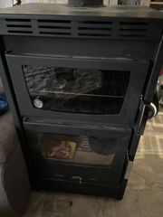 Ξυλόσομπα λέβητα ηλεκτρικό με φούρνο