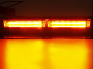 Φωτιστικό σώμα LED 12V 24V Strobo με βεντούζες Πορτοκαλί χρώμα Κωδικός ST2507...SoundStreet....