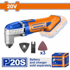 WADFOW ΠΟΛΥΕΡΓΑΛΕΙΟ ΜΠΑΤ. Li-ion 20V ΧΩΡΙΣ ΜΠΑΤΑΡΙΑ + ΦΟΡΤΙΣΤΗ (WMUP5020)