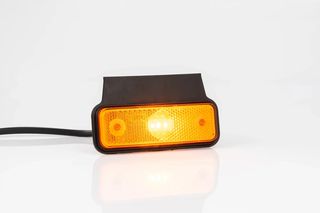 Φανάρι Όγκου Led Πορτοκαλί με βάση Fristom 12-36V
