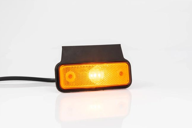 Φανάρι Όγκου Led Πορτοκαλί με βάση Fristom 12-36V