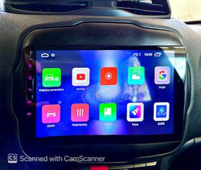 JEEP RENEGADE ΟΘΟΝΗ OEM ANDROID 9’’ MULTIMEDIA GPS  ΕΓΓΥΗΣΗ 2 ΧΡΟΝΙΑ