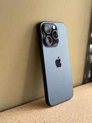 iPhone 15 pro blue titanium