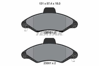 Τακάκια φρένων για FORD ESCORT, ORION TEXTAR 1048308, 1048310, 1130753