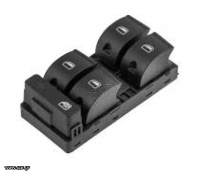 Διακόπτης Παραθύρου Για AUDI A4 SX (10pin)(για οχήματα με ηλεκτρ. γρύλο παραθύρου μπροστά και πίσω/Ενεργοποίηση διακόπτη ελαφρού χτυπ/μαύρο - 8E0959851B