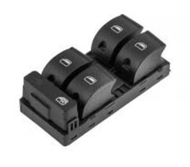 Διακόπτης Παραθύρου Για AUDI A4 SX (10pin)(για οχήματα με ηλεκτρ. γρύλο παραθύρου μπροστά και πίσω/Ενεργοποίηση διακόπτη ελαφρού χτυπ/μαύρο - 8E0959851B