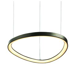 Κρεμαστό φωτιστικό LED HARMONY 44W με δυνατότητα επιλογής φωτισμού CCT 4670lm μαύρο χρώμα από αλομίνιου IP20 D60XH120cm