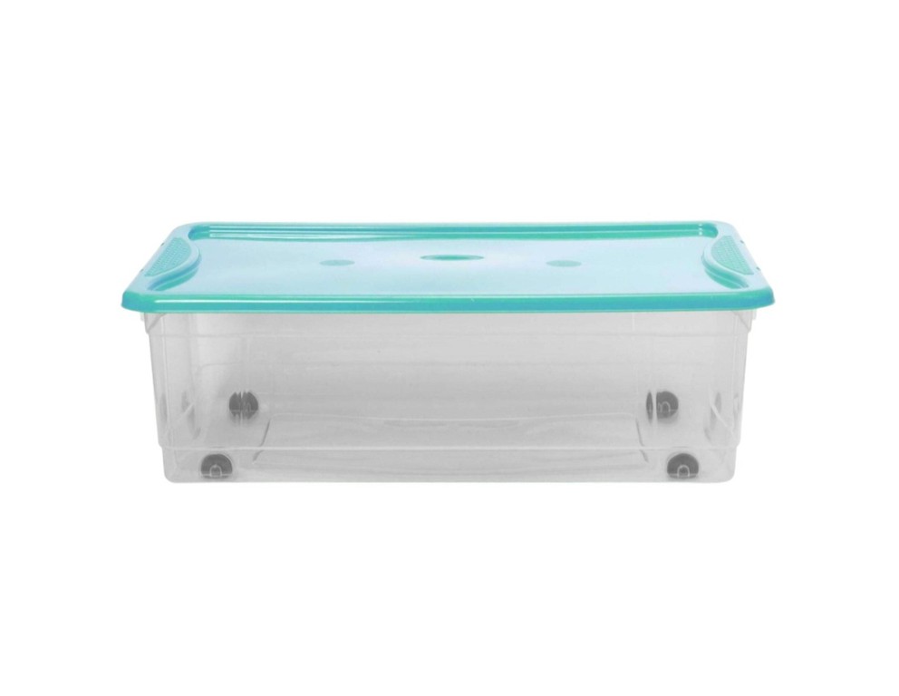 ΚΟΥΤΙ ΑΠΟΘΗΚΕΥΣΗΣ 25L 53,2x34,6x19,4cm ΜΕ ΡΟΔΕΣ CYCLOPS 003302552