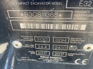 Εκσκαφάκι (διαβολάκι) Bobcat 2018 Ε32-thumb-16