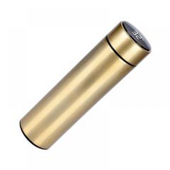 Φορητό παγούρι-θερμός με ψηφιακό θερμόμετρο - 500ml - 954101 - Gold