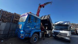 Ανατροπή + Γερανός MAN 2006 TGA 33.430