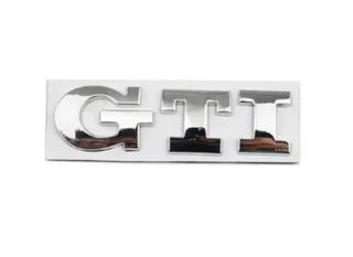 Αυτοκόλλητο μεταλλικό ανάγλυφο χρώμιο - GTi