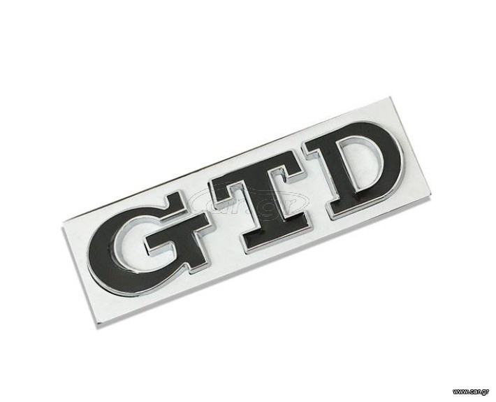 Αυτοκόλλητο μεταλλικό ανάγλυφο μαύρο - GTD
