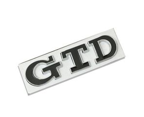 Αυτοκόλλητο μεταλλικό ανάγλυφο μαύρο - GTD