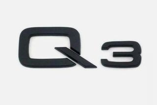 Αυτοκόλλητο μεταλλικό μαύρο - Q3 Audi