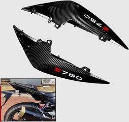 Kawasaki Z750 2007/2012  Αξεσουάρ Καινούρια καπάκια ουράς L+R σε Ανθρακόνημα-thumb-2