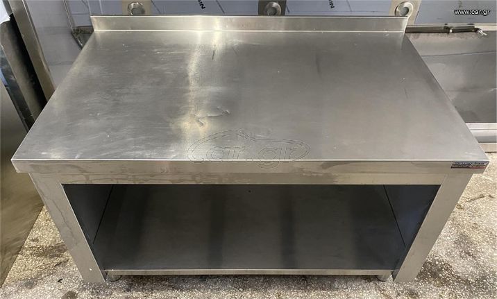 Ερμάριο Ανοξείδωτο Χαμηλό Ανοιχτό 110x70x65Cm - Μεταχειρισμένο.