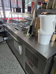 Βιτρινα 3 πορτες μηχανή μεσα