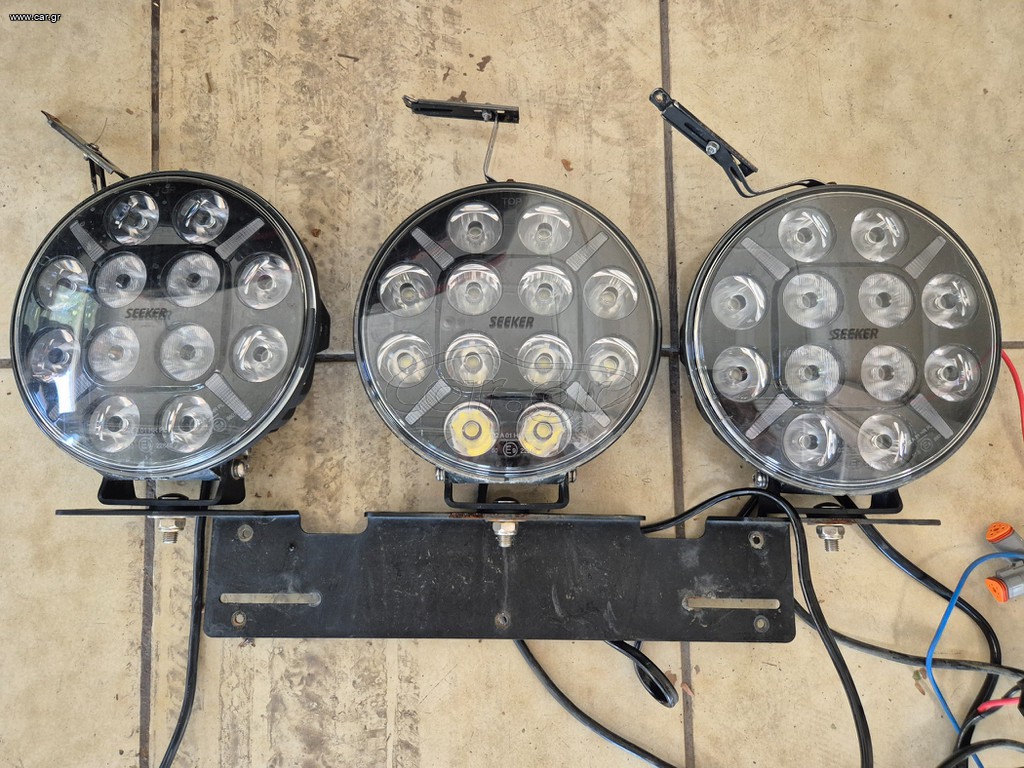 ΠΡΟΒΟΛΕΙΣ LED SEEKER ΑΠΟ DACIA DUSTER ,ΤΟΠΟΘΕΤΟΥΝΤΑΙ ΣΤΗΝ ΕΜΠΡΟΣΘΙΑ ΜΑΣΚΑ