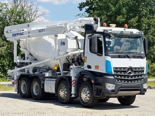 Μπετονιέρα Mercedes-Benz 2017 AROCS 3743 * αντλία σκυροδέματος + ραδιόφωνο * 8x4 * TOP