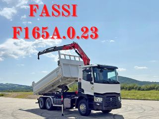 Ανατροπή + Γερανός Renault 2017 C 430 * FASSI F165A.0.23 + ραδιόφωνο * 6x4