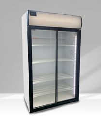 Βιτρίνα Συντήρησης Διπλή Ανακατασκευής με Συρόμενες Πόρτες 1018lt SUPER122 SD