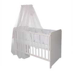 Lorelli Κουνουπιέρα Από Τούλι Με Pom Pom 480/160cm Λευκό