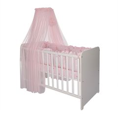 Lorelli Κουνουπιέρα Από Τούλι Με Pom Pom 480/160cm Ροζ