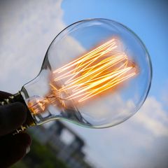 λάμπα 14cm γλόμπος τύπου εντισον 40w Ε27 πυρακτώσεως ρετρό Αντίκα εποχής 1930