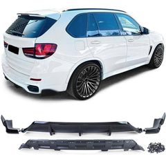 Diffuser Πίσω Προφυλακτήρα Για Bmw X5 F15 13-18 Με M-Technik Προφυλακτήρα M-Performance Look