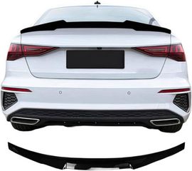 Αεροτομή Πορτ Παγκάζ Για Audi A3 8VS Sedan 12-20 M4 Look V2 Style Μαύρο Γυαλιστερό Από Abs Πλαστικό
