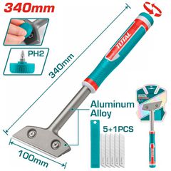 Ξύστρα Μεταλλική TOTAL 340mm Επαγγελματική ( TGS3088 )