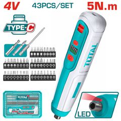 Κατσαβίδι Μπαταρίας TOTAL Li-ion 4V / 1.3Ah / 5Nm Type-C ( TSDLI04062 )