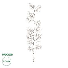 GloboStar® Artificial Garden SMALL CORAL 21463 Τεχνητό Διακοσμητικό Κλαδί Καφέ Μ40 x Π7 x Υ142cm
