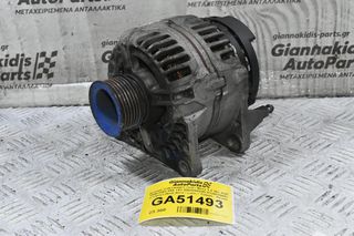 Δυναμό Volkswagen Golf / Bora 1.4 16v AXP 1995-2003 90A 14V 028903028D 0124325003 (Γνήσιο) (Seat Ibiza / Leon / Toledo - Skoda Octavia / Fabia)
