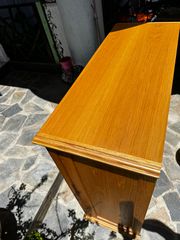 Βιτρίνα με συρτάρια δρύινη-thumb-1