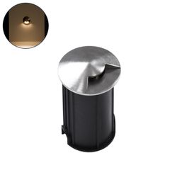 Φωτιστικό UNDERGROUND-RENA χωνευτό σποτ δαπέδου One Sided LED 1W 3000Κ 110lm 30° DC 24V IP68 Φ5 x Υ9cm