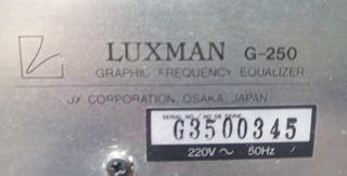 EQUALIZER LUXMAN G-250-thumb-5