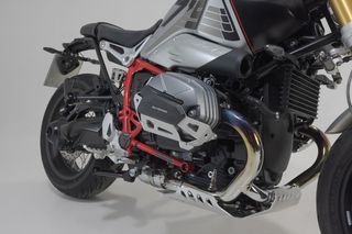 SW-MOTECH προστατευτικά κυλίνδρων BMW R nineT – Ασημί