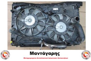 ΨΥΓΕΙΟ ΝΕΡΟΥ ΚΑΙ A/C ΜΕ ΒΕΝΤΙΛΑΤΕΡ TOYOTA AURIS 1.8 HYBRID [2013-2018]  *[16040-0T540] [16363-0T080] [16363-0T090]