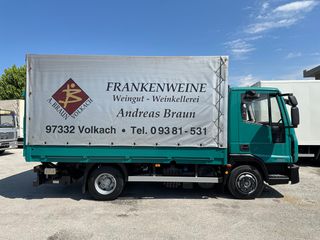 Καρότσα Κουρτίνα Iveco 2009 75E18 Κοντο 4.40 Καροτα Υδραυλικη πορτα-KLIMA-thumb-4