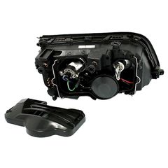 Μπροστινά Φανάρια Set Για Mercedes-Benz C-Class W202 93-01 Projectors Μαύρα H7/H1/H1 Ρύθμιση Αέρος Eagle Eyes