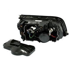 Μπροστινά Φανάρια Set Για Mercedes-Benz C-Class W202 93-01 Projectors Χρωμίου H7/H1/H1 Ρύθμιση Αέρος Eagle Eyes