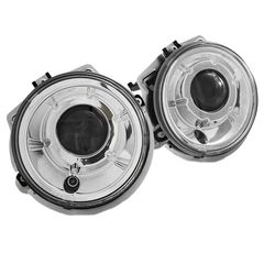 Μπροστινά Φανάρια Set Για Mercedes-Benz G-Class 92-06 W460 W461 W463 Projectors Χρωμίου H7 Depo