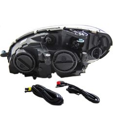 Μπροστινά Φανάρια Set Για Mercedes-Benz C-Class W204 07-10 TRU DRL Χρωμίου H7 Με Μοτέρ Eagle Eyes