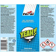 Αρωματικό Αυτοκινήτου Spray Feral Speech Collection YEAH 70ml
